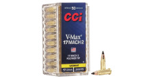 BOITE DE 50 CARTOUCHES CCI CAL.17 MACH 2 V-MAX 40GR 17 GRAIN