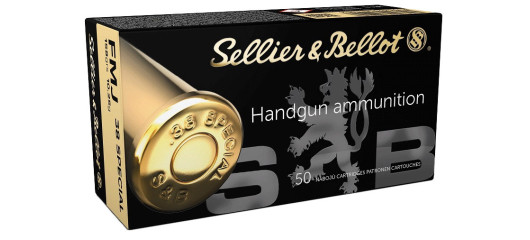BOITE DE 50 CARTOUCHES SELLIER BELLOT CAL.38 SPECIAL FMJ 158GRS - CATEGORIE B