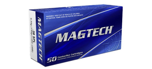 BOITE DE 50 CARTOUCHES MAGTECH CAL.38 SPECIAL WAD CUTTER 148GRS - CATEGORIE B