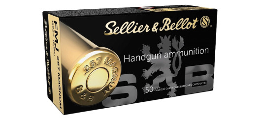 BOITE DE 50 CARTOUCHES SELLIER BELLOT CAL.357 MAGNUM FMJ 158GRS - CATEGORIE B