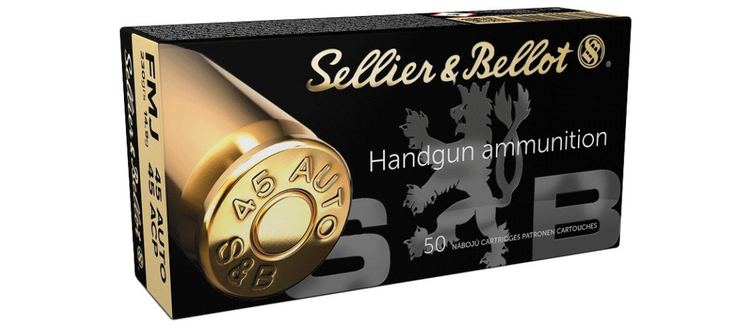 BOITE DE 50 CARTOUCHES SELLIER BELLOT CAL.45ACP FMJ 230GRS - CATEGORIE B