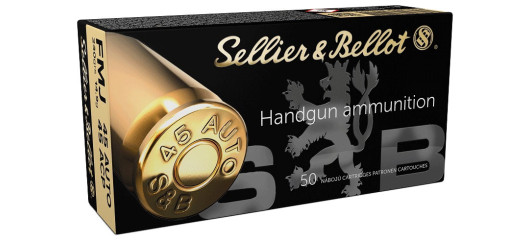 BOITE DE 50 CARTOUCHES SELLIER BELLOT CAL.45ACP FMJ 230GRS - CATEGORIE B