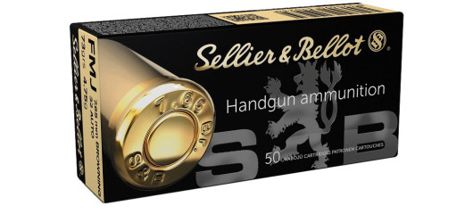 BOITE DE 50 CARTOUCHES SELLIER BELLOT CAL. 32ACP / 7.65BROWNING FMJ 73GRS - CATEGORIE B