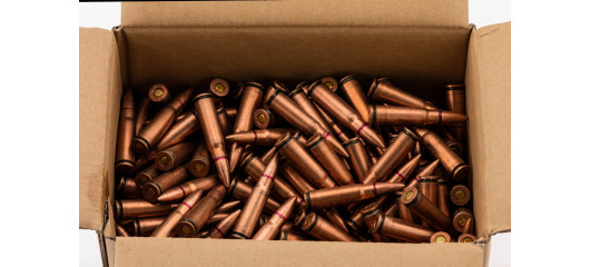 CARTON DE 500 CARTOUCHES DE SURPLUS STV CAL.7.62x39 FMJ 123GRS - CATEGORIE B