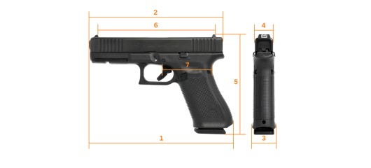 PRINTEMPS GLOCK - PISTOLET GLOCK 17 GEN5 CAL.9X19 - CATEGORIE B