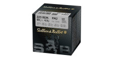 BOITE DE 100 CARTOUCHES SELLIER BELLOT CAL.223REM FMJ 69GRS - CATEGORIE B