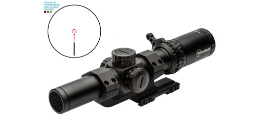 LUNETTE AQUISITION RAPIDE TIR FIREFIELD RAPIDSTRIKE 1-6x24 AVEC MONTAGE SPORT CANTILEVER