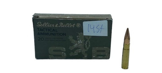 DESTOCKAGE - BOITE DE 14 CARTOUCHES SELLIER BELLOT CAL.300AAC BLACKOUT FMJ 124 GR