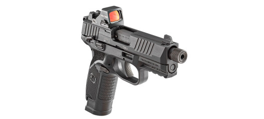 PISTOLET FN HERSTAL 502 TACTICAL BLACK CAL.22LR FILETÉ - CATEGORIE B