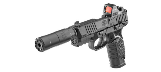 PISTOLET FN HERSTAL 502 TACTICAL BLACK CAL.22LR FILETÉ - CATEGORIE B