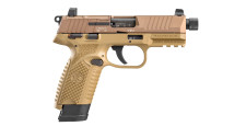 PISTOLET FN HERSTAL 502 TACTICAL FDE CAL.22LR FILETÉ - CATEGORIE B