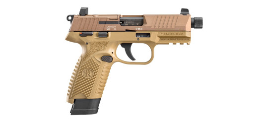 PISTOLET FN HERSTAL 502 TACTICAL FDE CAL.22LR FILETÉ - CATEGORIE B