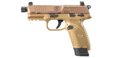 PISTOLET FN HERSTAL 502 TACTICAL FDE CAL.22LR FILETÉ - CATEGORIE B