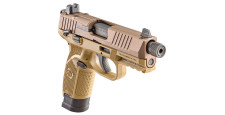 PISTOLET FN HERSTAL 502 TACTICAL FDE CAL.22LR FILETÉ - CATEGORIE B