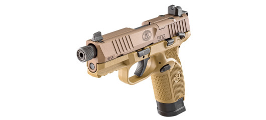 PISTOLET FN HERSTAL 502 TACTICAL FDE CAL.22LR FILETÉ - CATEGORIE B