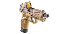 PISTOLET FN HERSTAL 502 TACTICAL FDE CAL.22LR FILETÉ - CATEGORIE B