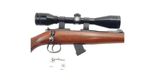 OCCASION - CARABINE CZ 452 CAL.22LR + LUNETTE TASCO WOLRD CLASS 6X44