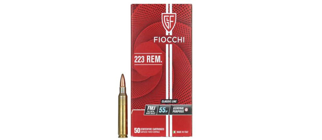 BOITE DE 50 CARTOUCHES FIOCCHI CAL.223REM FMJ 55GRS - CATEGORIE B
