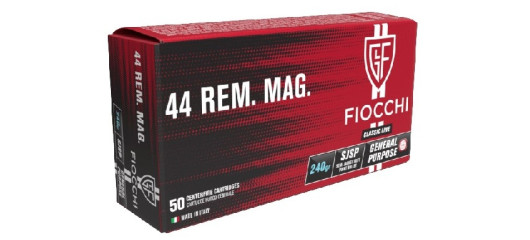 BOITE DE 50 CARTOUCHES FIOCCHI CAL.44REM MAG SJSP SOFT POINT 240GR