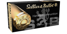 BOITE DE 50 CARTOUCHES SELLIER BELLOT CAL. 40SMITH&WESSON FMJ 180GRS - CATEGORIE B