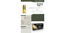 BOITE DE 50 CARTOUCHES SELLIER BELLOT CAL. 40SMITH&WESSON FMJ 180GRS - CATEGORIE B