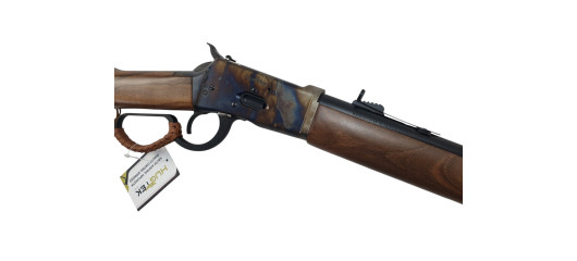 VENTE FLASH – CARABINE A LEVIER HUGTEK LVR44 CAL.44MAG CROSSE BOIS JASPE CANON 51CM