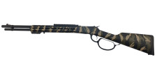 VENTE FLASH – CARABINE A LEVIER HUGTEK LVR44 CAL.44MAG CERAKOTE CAMO CANON 51CM
