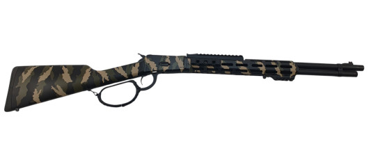 VENTE FLASH – CARABINE A LEVIER HUGTEK LVR44 CAL.44MAG CERAKOTE CAMO CANON 51CM
