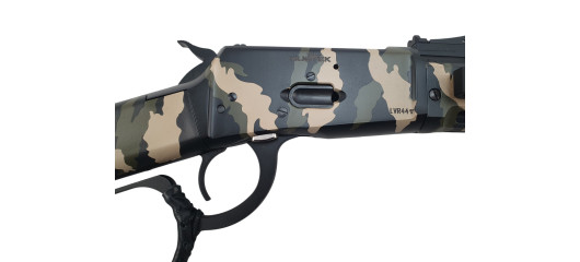 VENTE FLASH – CARABINE A LEVIER HUGTEK LVR44 CAL.44MAG CERAKOTE CAMO CANON 51CM