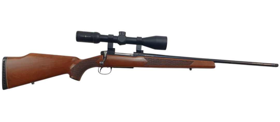 OCCASION - CARABINE TIKKA M55 CAL.243WIN + LUNETTE SIGHTMARK 4-16X50 NEUVE