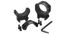 MONTAGE LUNETTE  ARKEN HALO Ti Ø34mm PROFILE BAS WEAVER/PICATINNY