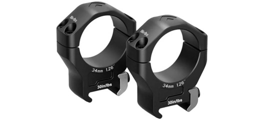 MONTAGE LUNETTE  ARKEN HALO Ti Ø34mm PROFILE MEDIUM WEAVER/PICATINNY