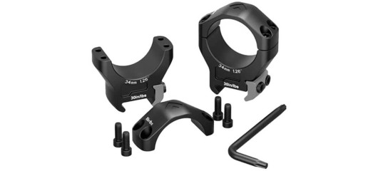 MONTAGE LUNETTE  ARKEN HALO Ti Ø34mm PROFILE MEDIUM WEAVER/PICATINNY