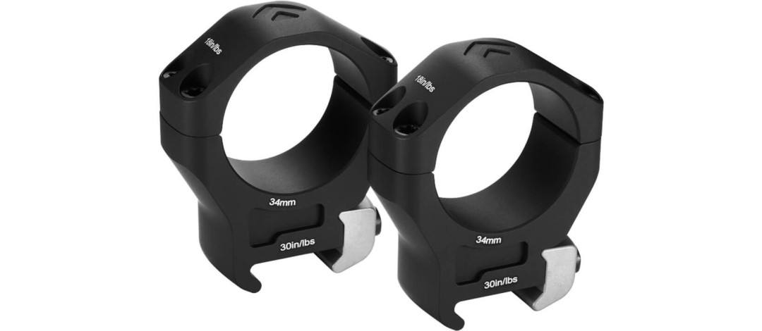 MONTAGE LUNETTE  ARKEN HALO Ti Ø34mm PROFILE HAUT WEAVER/PICATINNY