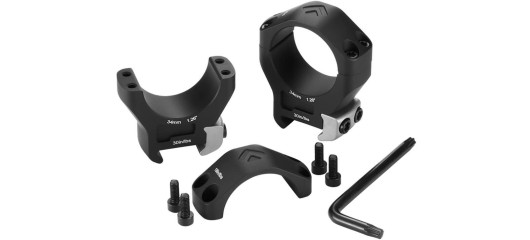 MONTAGE LUNETTE  ARKEN HALO Ti Ø34mm PROFILE HAUT WEAVER/PICATINNY