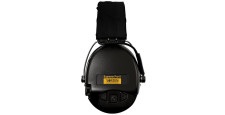CASQUE ANTI BRUIT ELECTRONIQUE SORDIN SUPREME PRO-X NOIR BANDEAU NOIR COUSSINS PVC