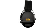CASQUE ANTI BRUIT ELECTRONIQUE SORDIN SUPREME PRO-X NOIR BANDEAU NOIR COUSSINS PVC