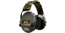 CASQUE ANTI BRUIT ELECTRONIQUE SORDIN SUPREME PRO-X LED VERT BANDEAU CAMO COUSSINS GEL