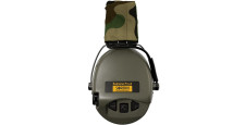 CASQUE ANTI BRUIT ELECTRONIQUE SORDIN SUPREME PRO-X LED VERT BANDEAU CAMO COUSSINS GEL