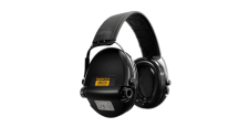 CASQUE ANTI BRUIT ELECTRONIQUE SORDIN SUPREME PRO-X LED NOIR BANDEAU CUIR COUSSINS GEL