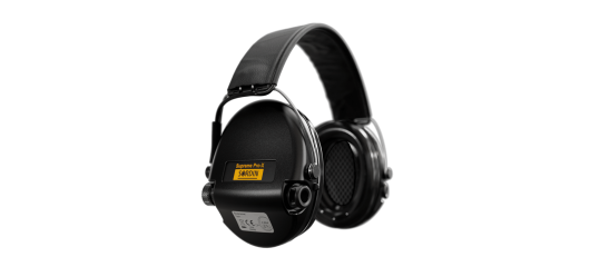 CASQUE ANTI BRUIT ELECTRONIQUE SORDIN SUPREME PRO-X LED NOIR BANDEAU CUIR COUSSINS GEL