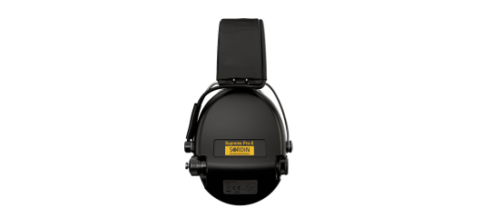 CASQUE ANTI BRUIT ELECTRONIQUE SORDIN SUPREME PRO-X LED NOIR BANDEAU CUIR COUSSINS GEL