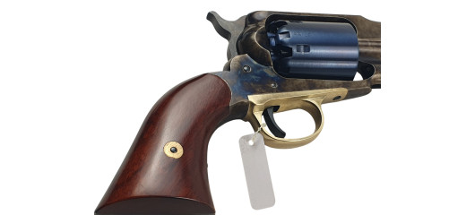 OFFRE UBERTI ! REVOLVER UBERTI 1858 NEW ARMY BLUE CHARCOAL CAL.44 POUDRE NOIRE CANON 8"