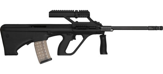 OFFRE STEYR - PACK PROMO STEYR AUG A3 CAL.223R AVEC LUNETTE STEYR x1.5 + 1 PISTOLET STEYR M9-A2 CAL.9x19 OFFERT !