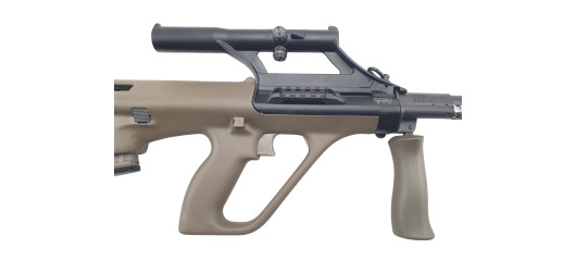 CARABINE DE TIR STEYR AUG Z SA QCB ARMY OLIVE AVEC LUNETTE STEYR x1.5 CAL.223 Rem. CANON 508mm
