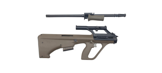 CARABINE DE TIR STEYR AUG Z SA QCB ARMY OLIVE AVEC LUNETTE STEYR x1.5 CAL.223 Rem. CANON 508mm