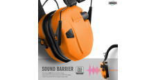 CASQUE ANTI-BRUIT ELECTRONIQUE SAVIOR APOLLO ORANGE