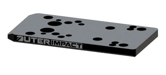 PLAQUE ADAPTATRICE OUTER IMPACT POINT ROUGE POUR PISTOLET STEYR M9/C9/A2