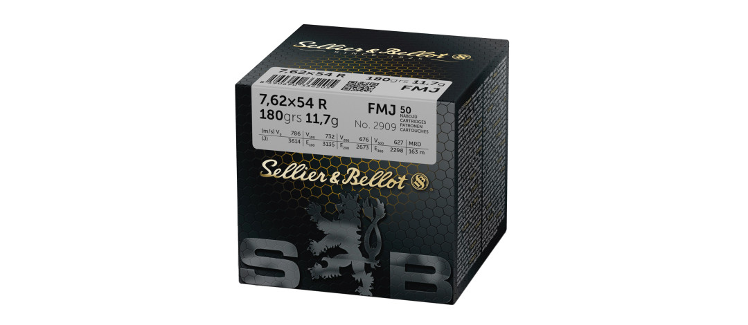 BOITE DE 50 CARTOUCHES SELLIER BELLOT CAL.7.62x54R FMJ 180GRS