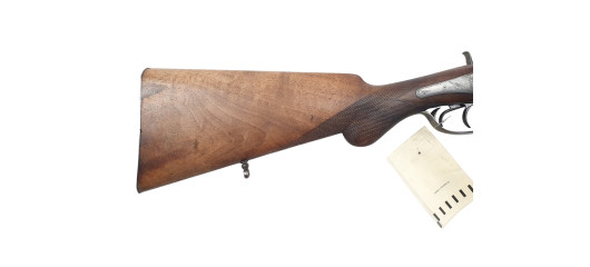 OCCASION - FUSIL JUXTAPOSE HUSQVARNA A CHIENS EXTERIEURS CAL.16/65 - JOLI DAMAS